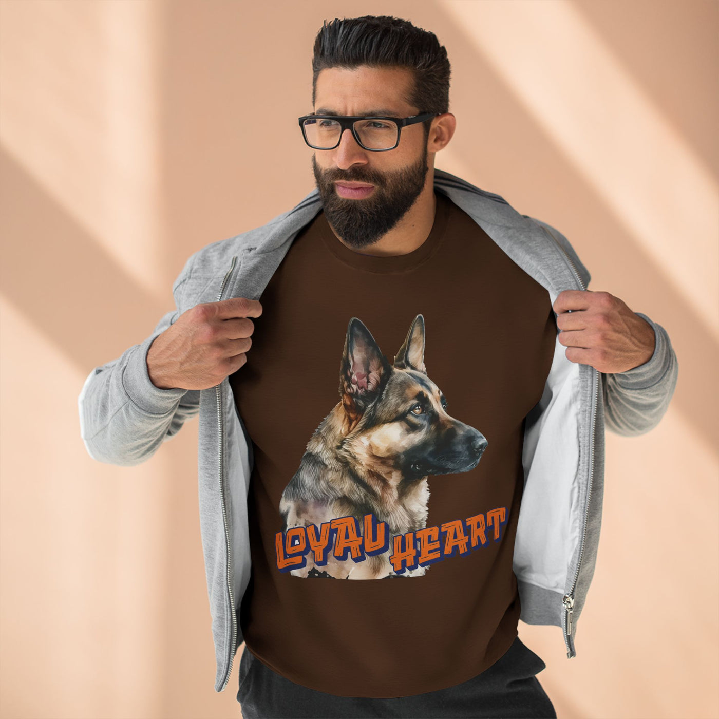 "Loyal Heart" Dog Lover style 2 Unisex Crewneck Sweatshirt