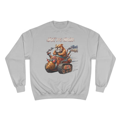 Angry Dog Onboard Graphic style 2 Champion Crewneck Sweatshirt for Gamers & Sci‑Fi Fans