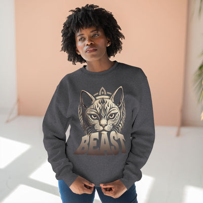 "Beast" Cat Lover style 3 Unisex Crewneck Sweatshirt