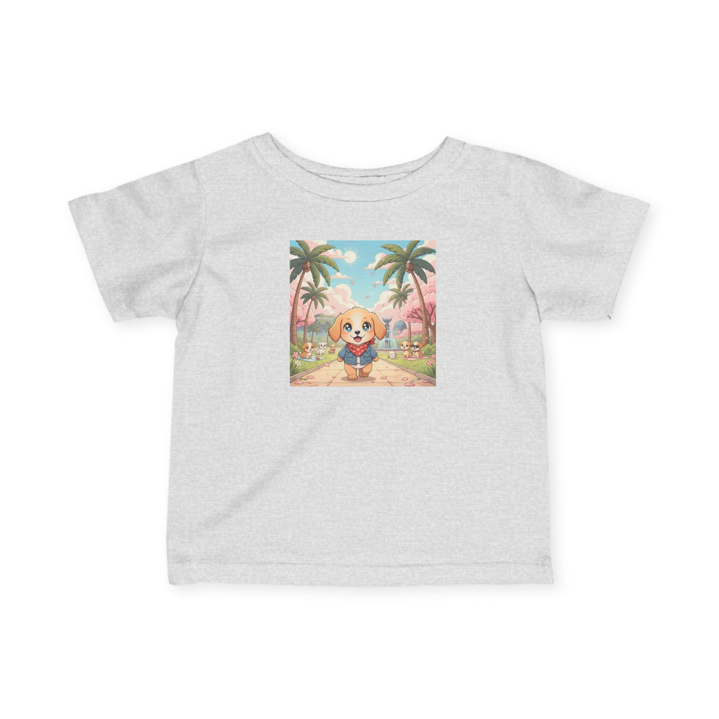 Cute Puppy style 3 Infant Tee, Baby T-Shirt, Dog Lover Gift, Toddler Top, Kids Apparel, Animal Print Shirt