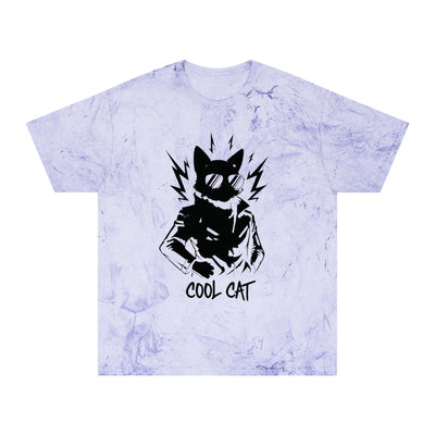 Black Cool Cat Unisex T-Shirt - Vibrant Graphic Tee, Gift for Cat Lovers, Casual Wear, Streetwear, Unique Style