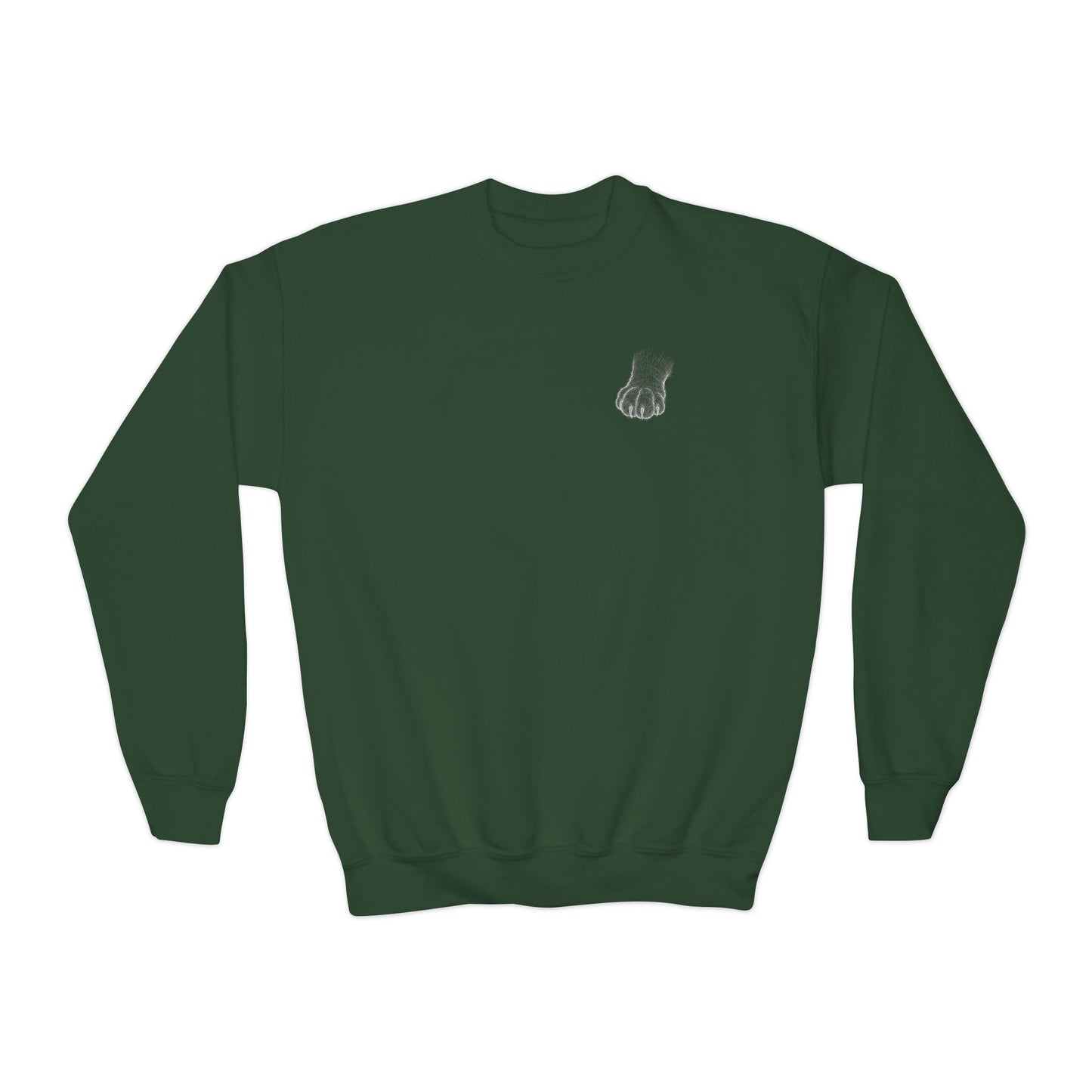 Black Cat - Cozy Unisex Youth Crewneck Sweatshirt style 1