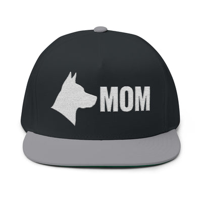 Dog Mom style 5 Flat Bill Cap | Stylish Pet Lover Hat | Perfect Gift for Dog Owners | Embroidered Dog Mom Cap | Fun Pet Accessories