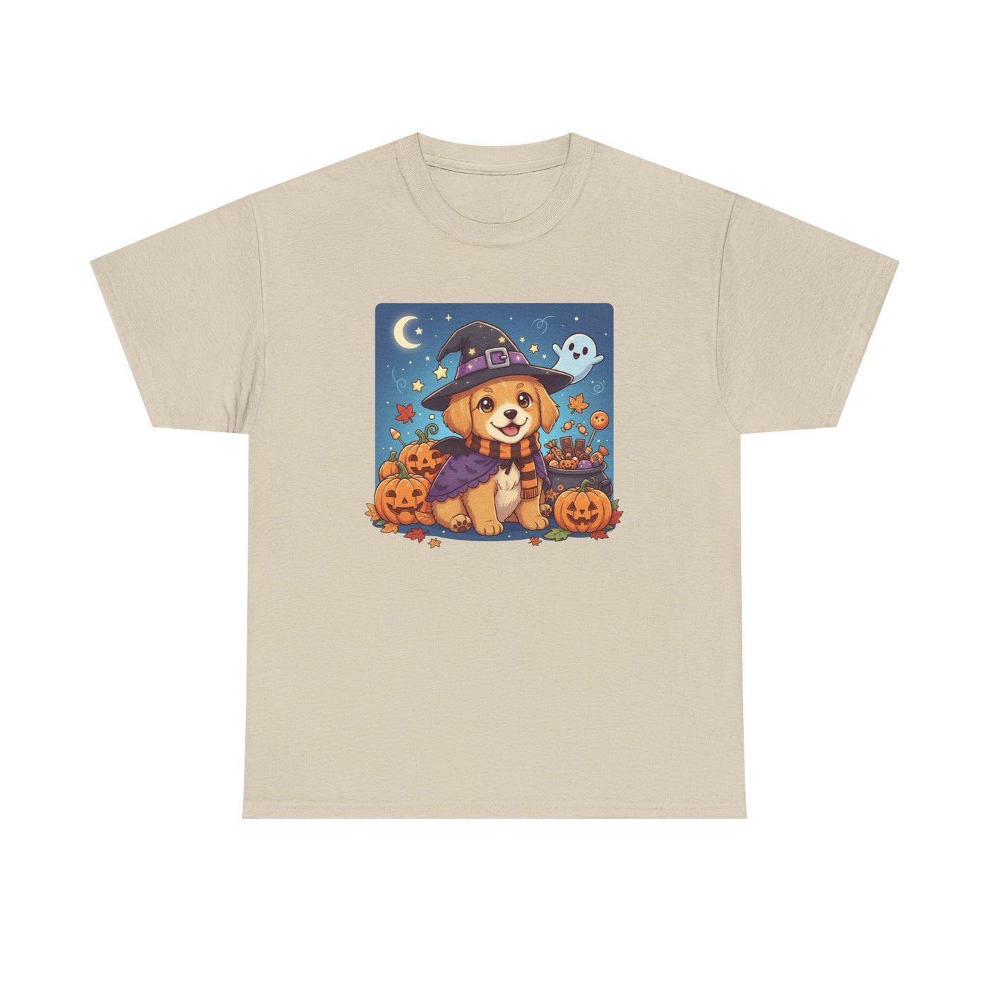 Halloween cute puppy anime style 2 Unisex Tee - Cute Dog T-Shirt for Pet Lovers, Dog Owners, Sports Enthusiasts, Gifts for Animal Lovers, Casual Everyday Wear