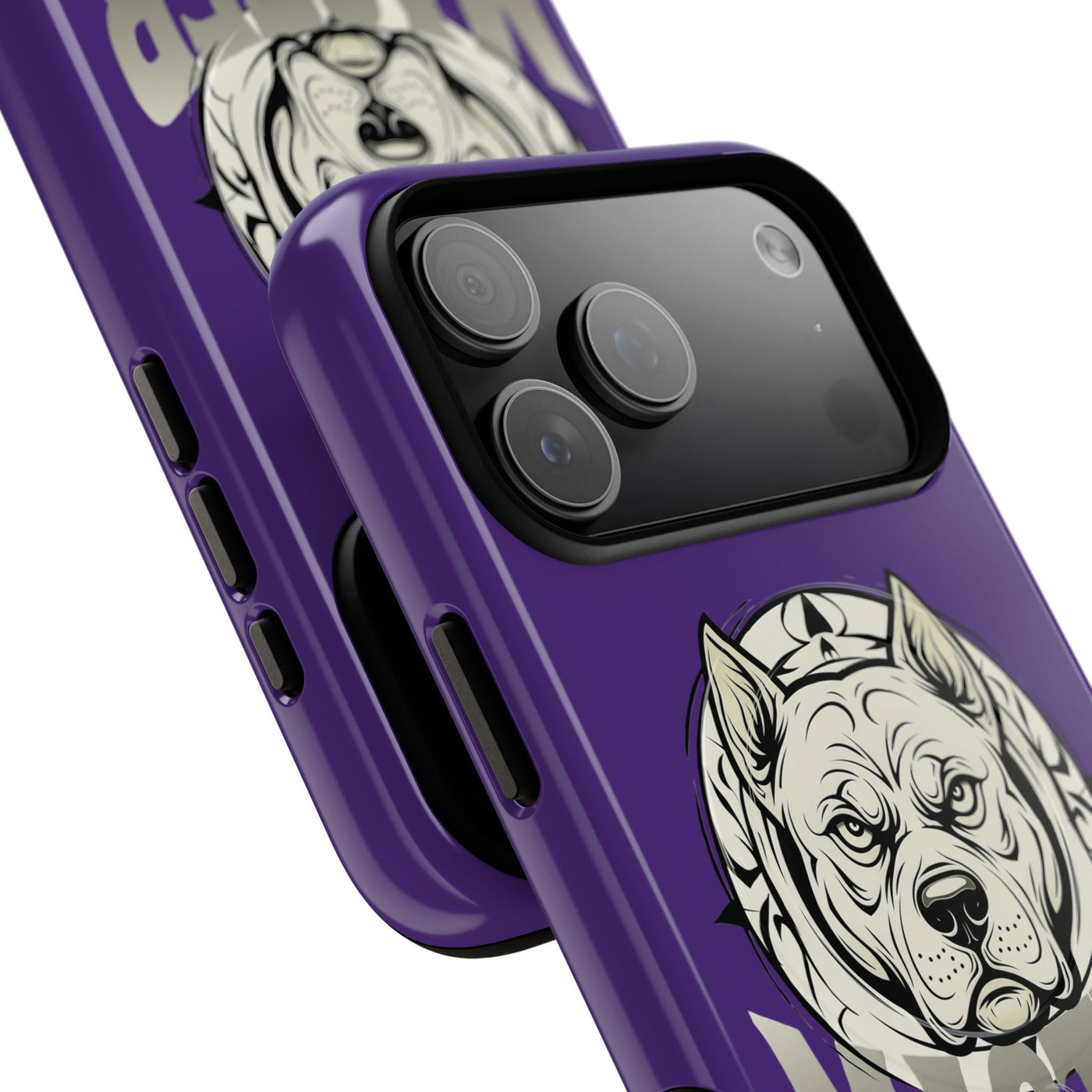 Master Dog Purple Tough Magnetic iPhone 17 / 17 Air / Pro / Pro Max Protective Case support MagSafe