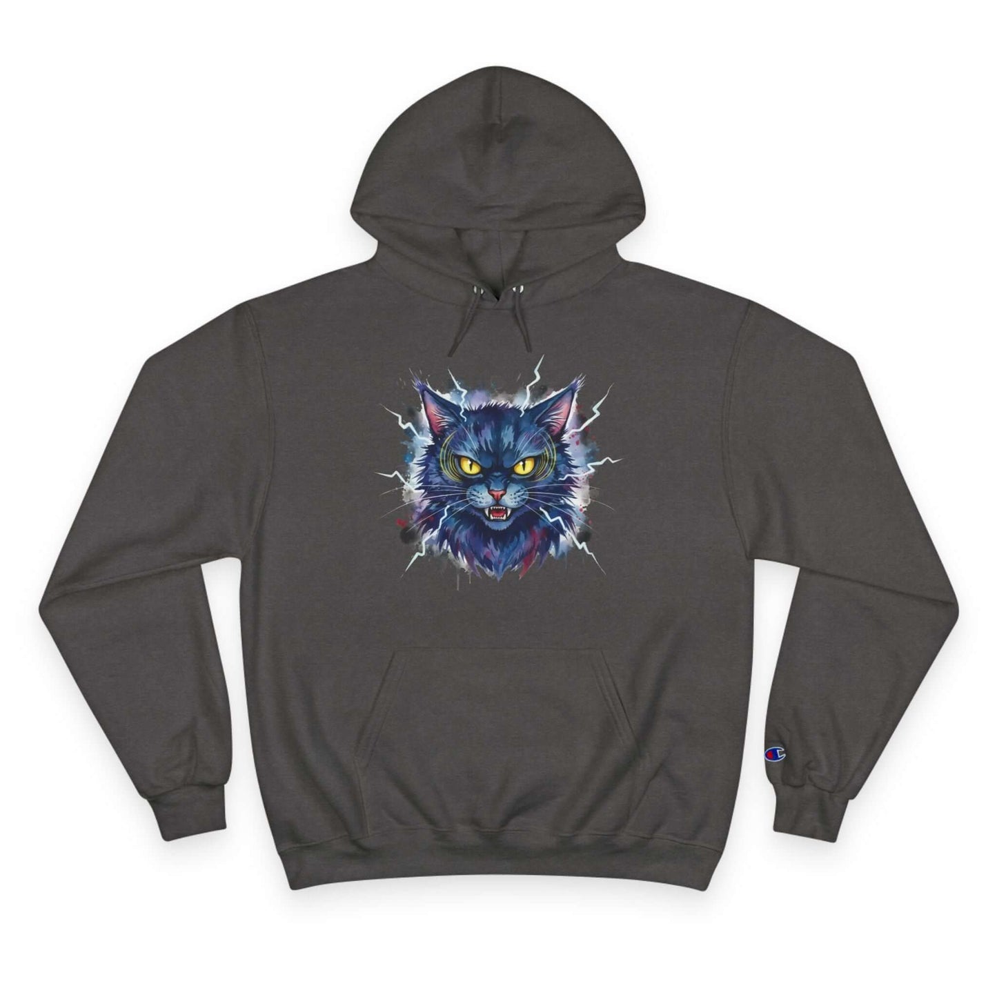 Mad Cat Men and Women Champion Hoodie style 4