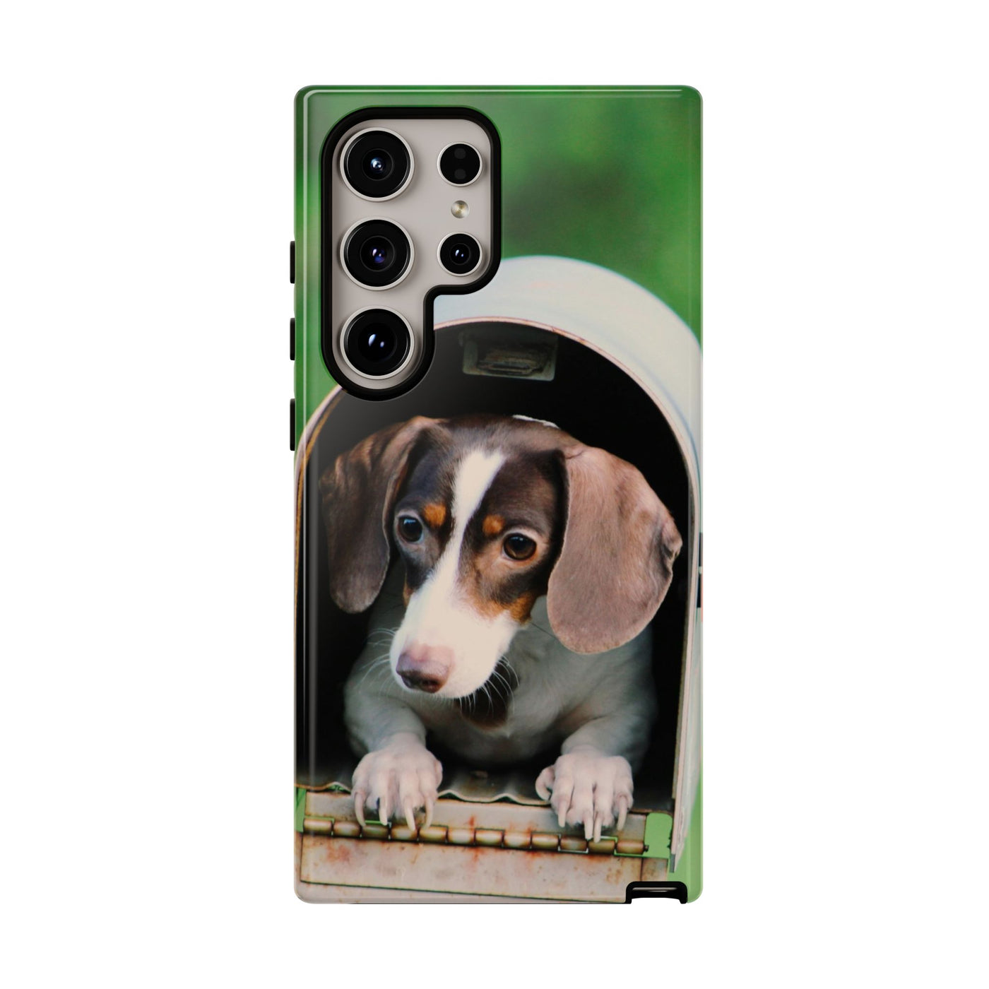 Puppy in mailbox - Tough Phone Case for Apple iPhone & Samsung Galaxy, Cute Pet Accessories, Gift for Cat Lovers