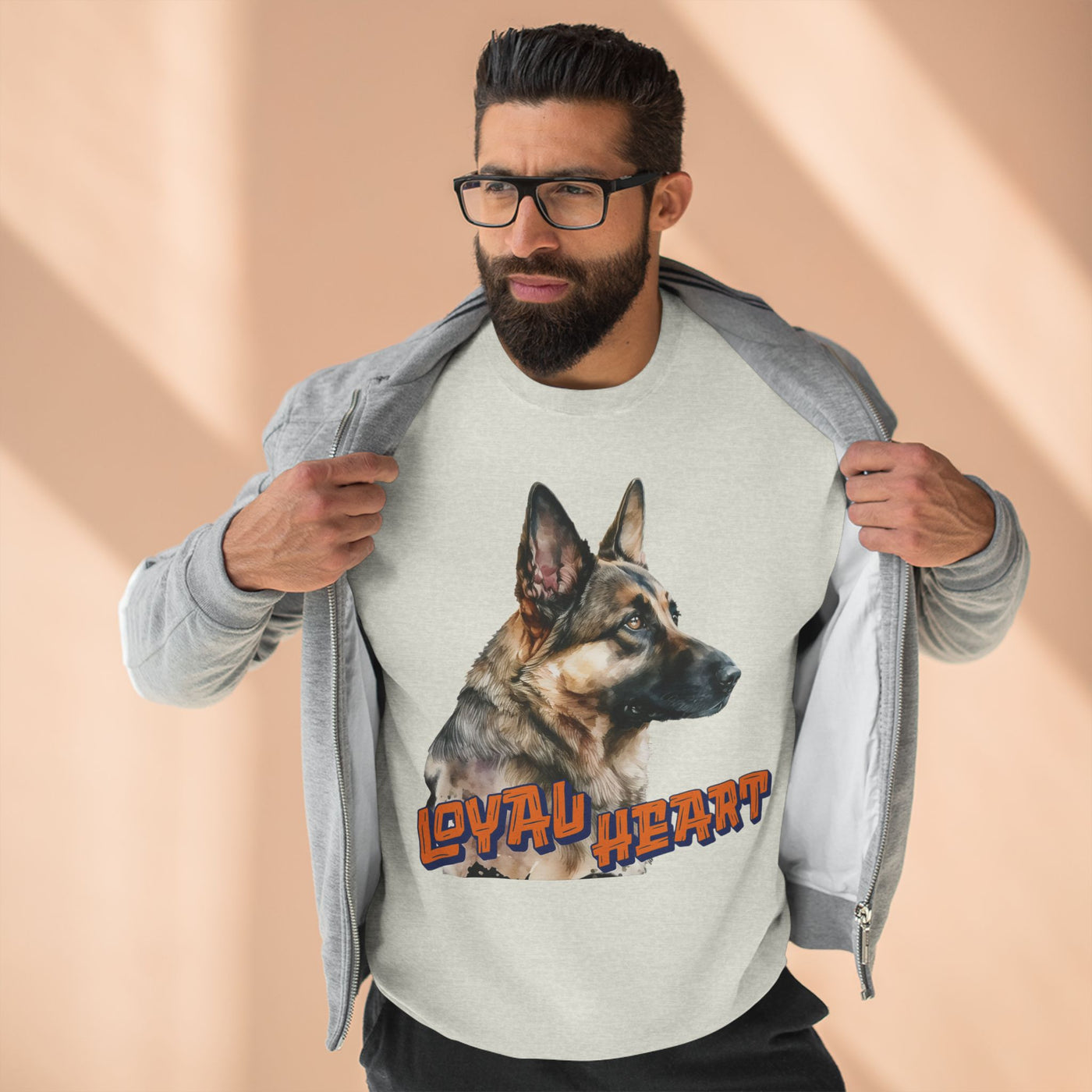 "Loyal Heart" Dog Lover style 2 Unisex Crewneck Sweatshirt