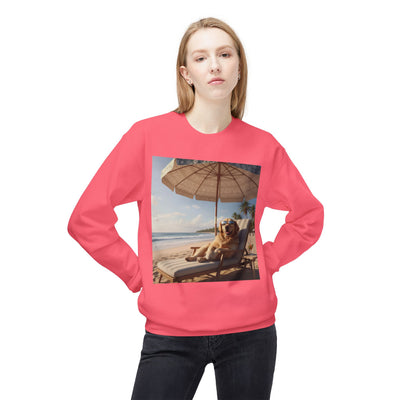 Beach Vibes Dog Crewneck Sweatshirt