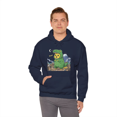 Cat cosplay Godzilla style 1 Unisex Hoodie - Fun & Playful Design