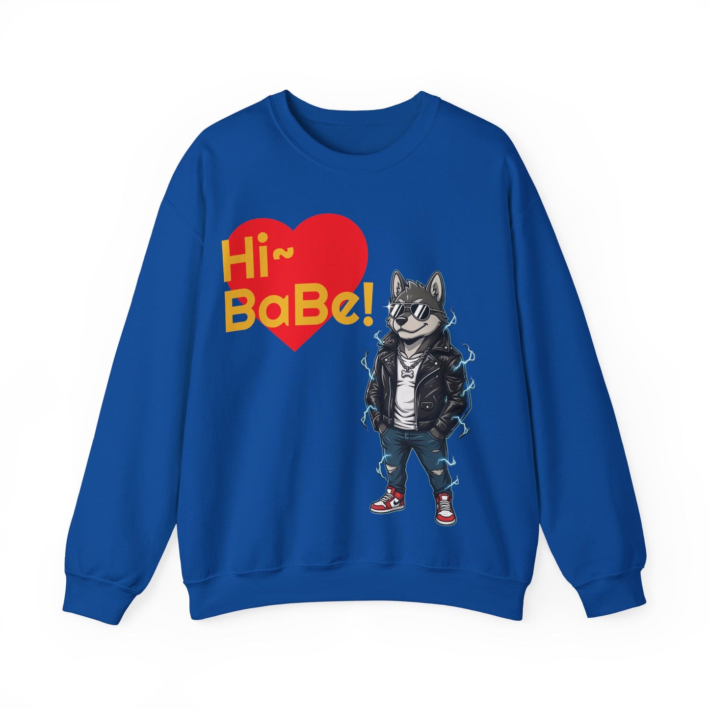 Cool Dog Unisex Heavy Blend Crewneck Sweatshirt style 3