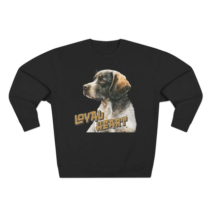 Loyal Heart Dog Lover Unisex Crewneck Sweatshirt style 4