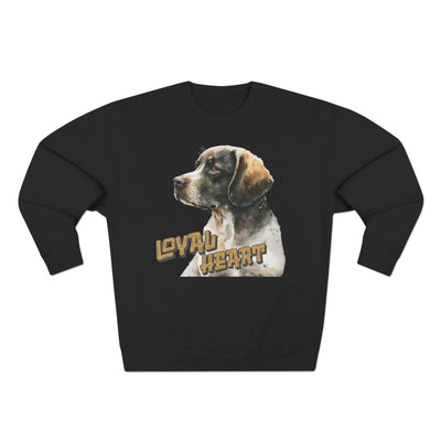 "Loyal Heart" Dog Lover style 4 Unisex Crewneck Sweatshirt