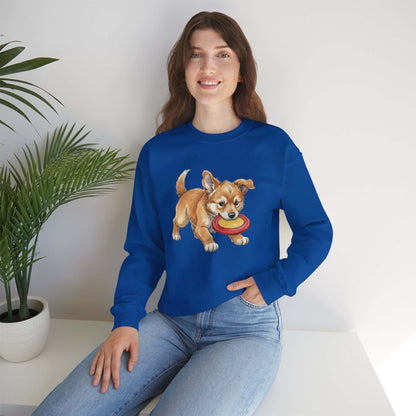 Watercolor Dog painting Unisex Crewneck Sweatshirt style 5