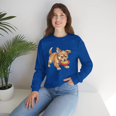 Watercolor painting style 8 Men & Women Cute Cat Pile Crewneck Sweatshirt