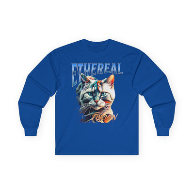 Cat Ethereal Fusion Unisex Ultra Cotton Long Sleeve Tee
