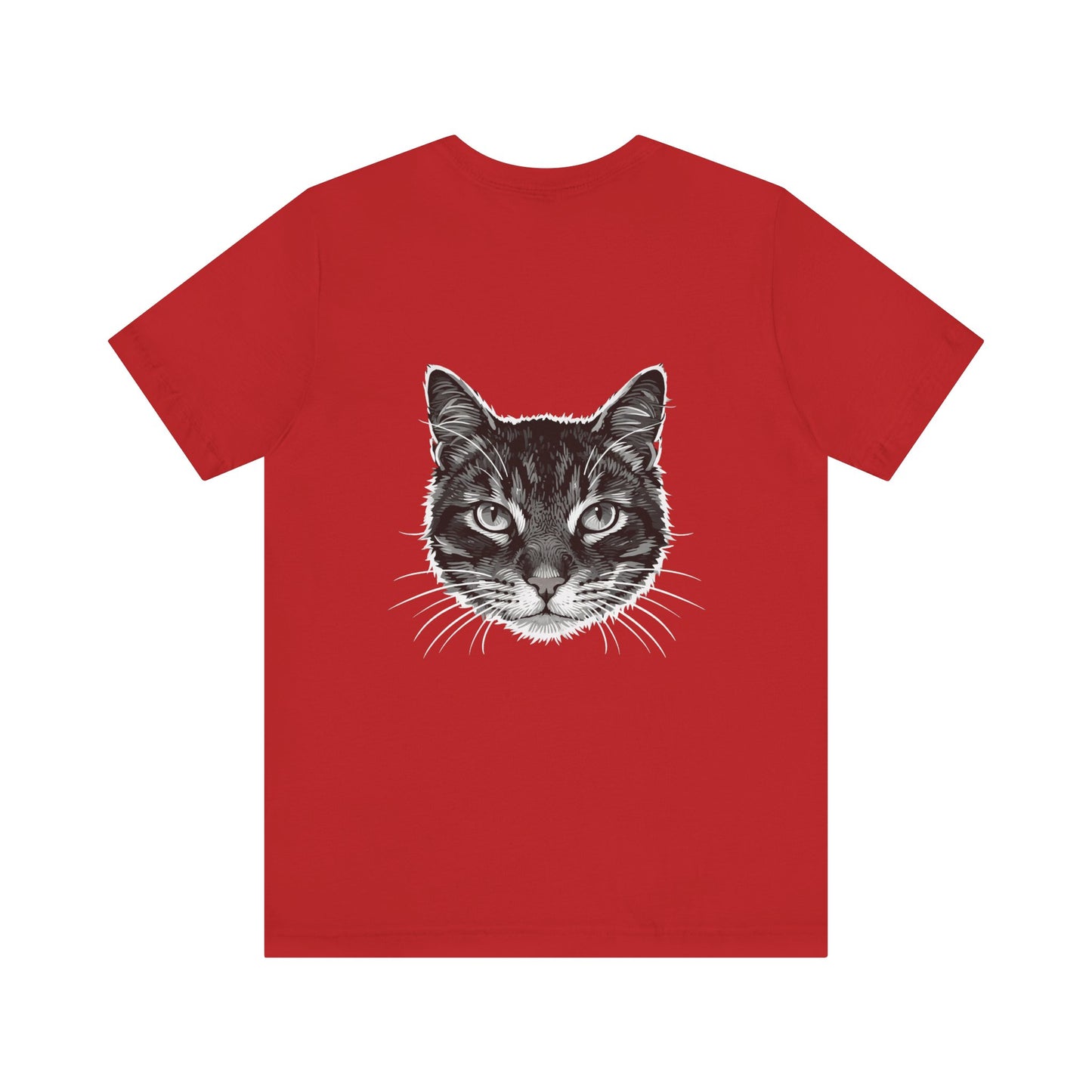 Cat Lover Unisex Tee Cat Head style 1, Perfect Gift for Pet Owners, Vintage Cat Design, Graphic T-shirt, Animal Lover, Casual Wear, Birthday Gift