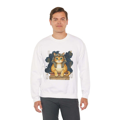 Watercolor Cat painting Unisex Crewneck Sweatshirt style 4