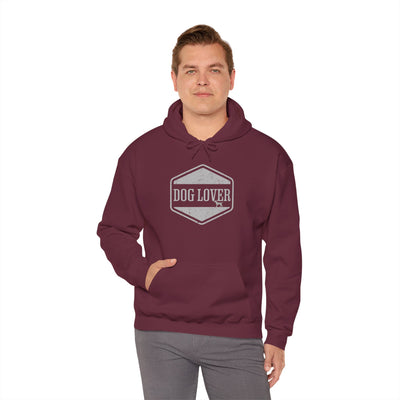 Dog Lover plus Slogan on Back Unisex Pullover Hoodie