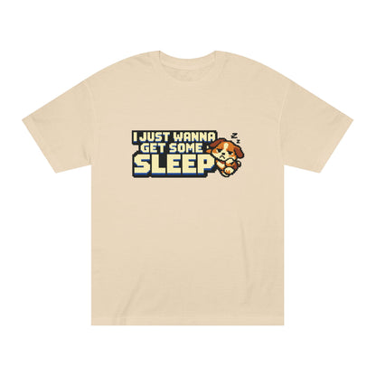 I Just Wanna Get Some Sleep Cute Sleeping Puppy Graphic T‑Shirt