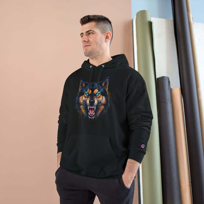 Angry Dog Men and Women Champion Hoodie style 1