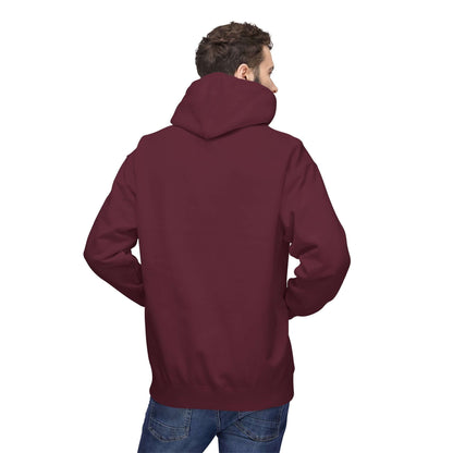 Kitten hiding in Christmas stocking Unisex Fleece Hoodie style 1