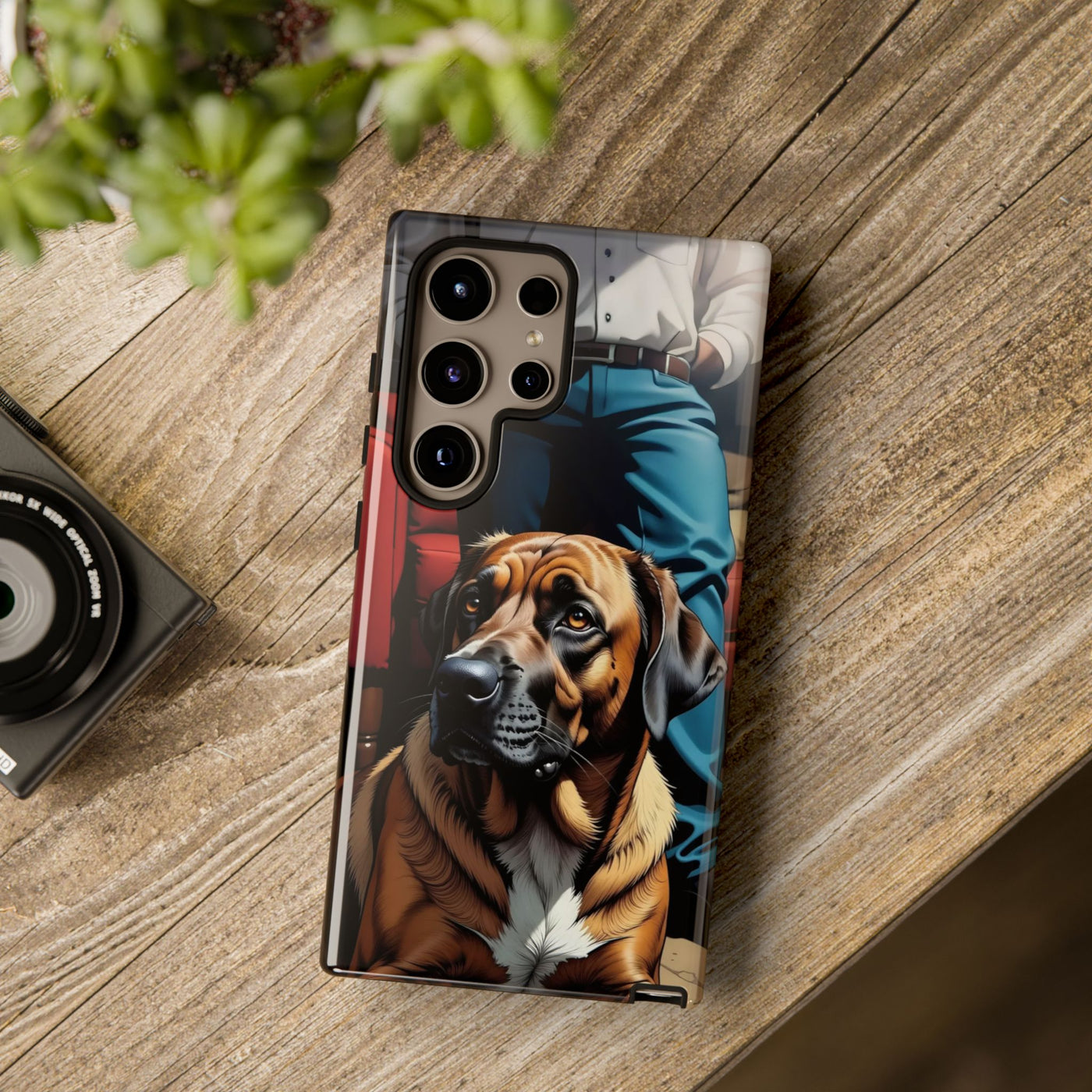 Dog on the floor - Tough Phone Case for Apple iPhone & Samsung Galaxy, Cute Pet Accessories, Gift for Cat Lovers