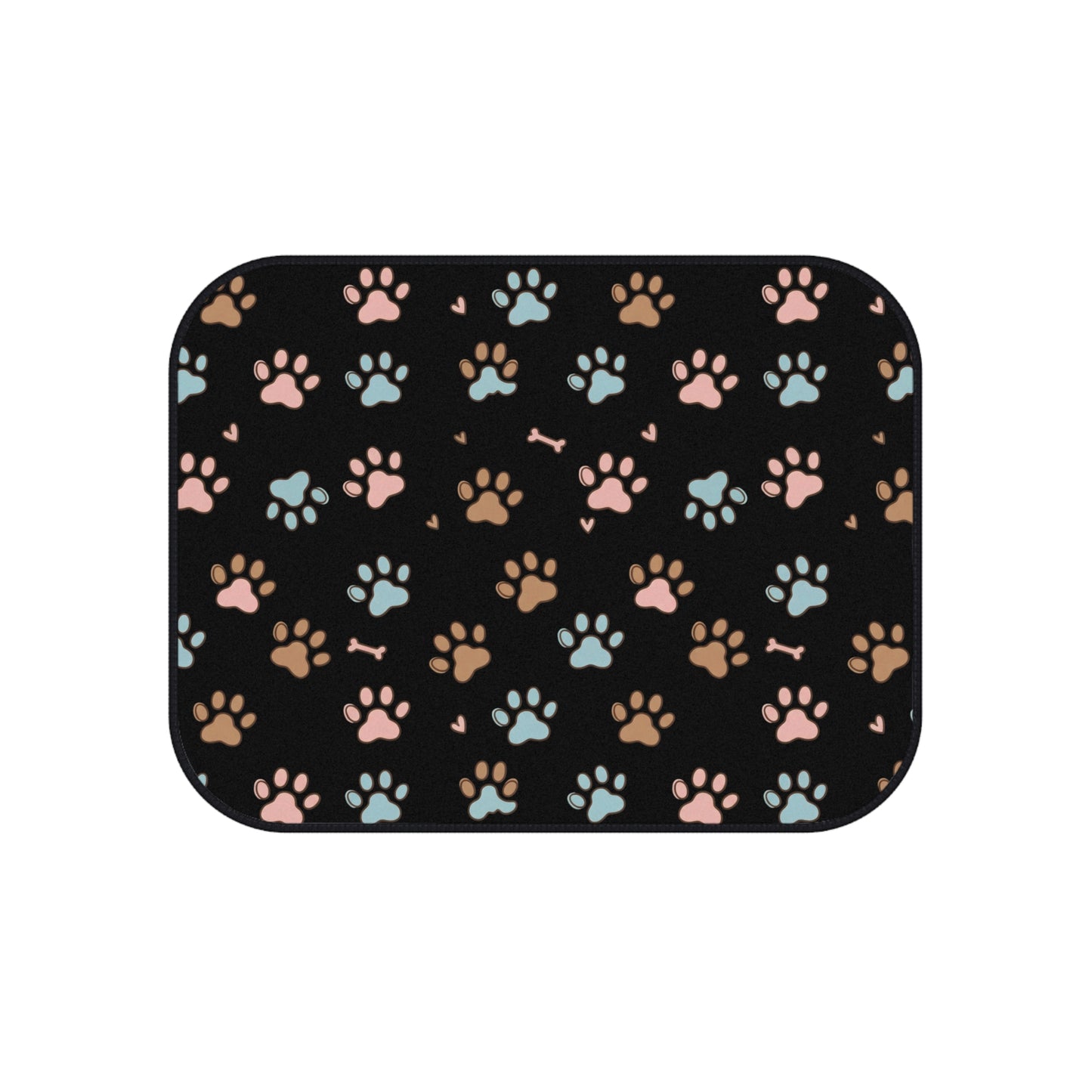 Dog Paw pattern Car Mats Set of 4 for Dog Lovers
