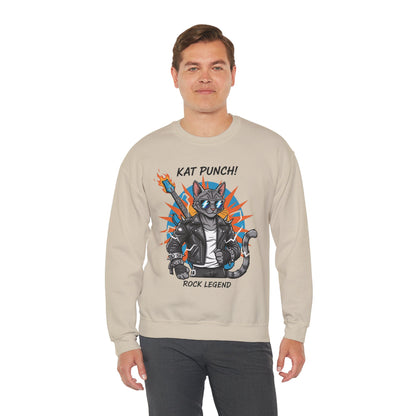 Cool Cat Unisex Heavy Blend Crewneck Sweatshirt style 1