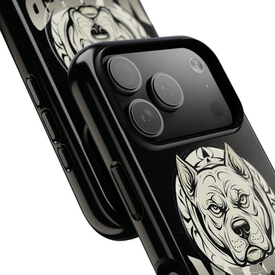 Master Dog Black Tough Magnetic iPhone 17 / 17 Air / Pro / Pro Max Protective Case support MagSafe