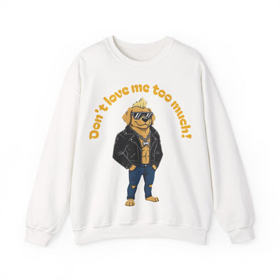 Cool Dog style 2 Unisex Crewneck Sweatshirt | Cozy Gift for Dog Lovers, Casual Wear, Unique Graphic Sweatshirt, Birthday Gift, Everyday Style