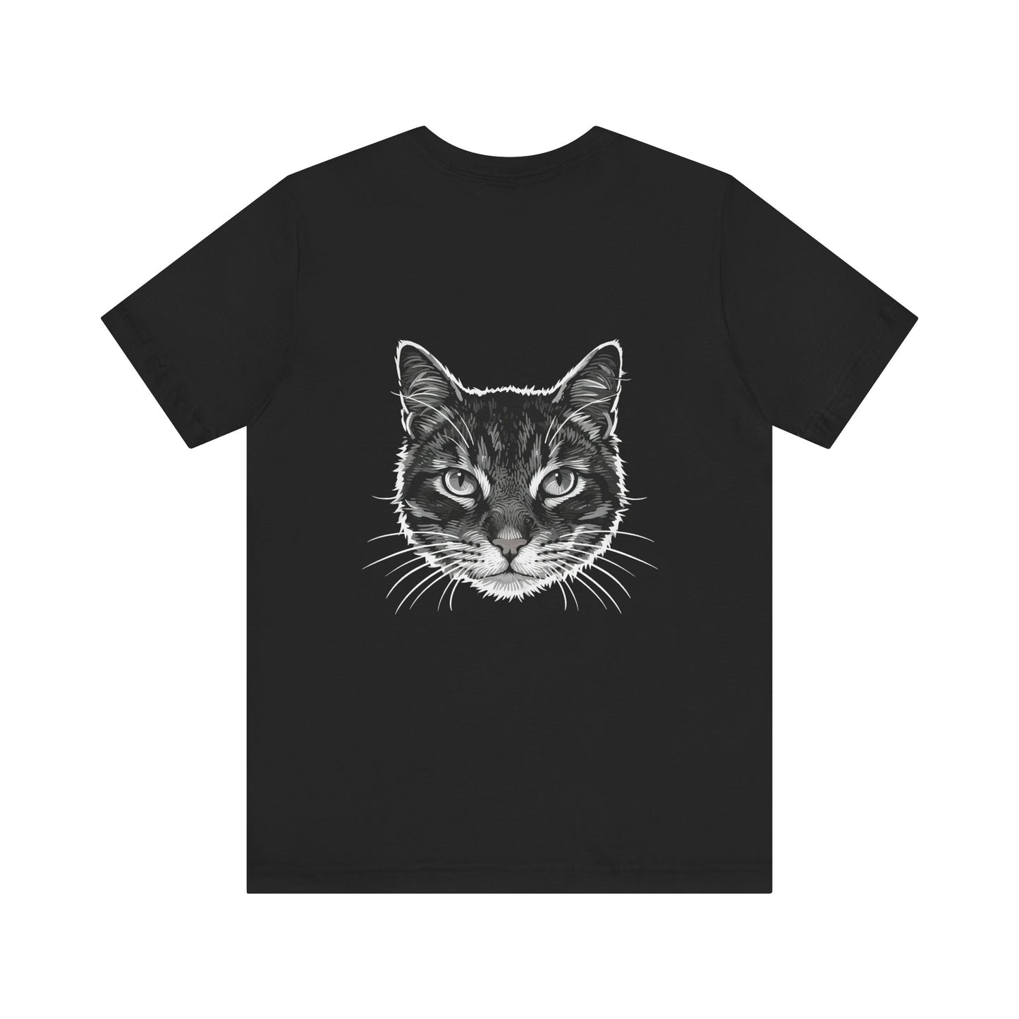 Cat Lover Unisex Tee Cat Head style 1, Perfect Gift for Pet Owners, Vintage Cat Design, Graphic T-shirt, Animal Lover, Casual Wear, Birthday Gift