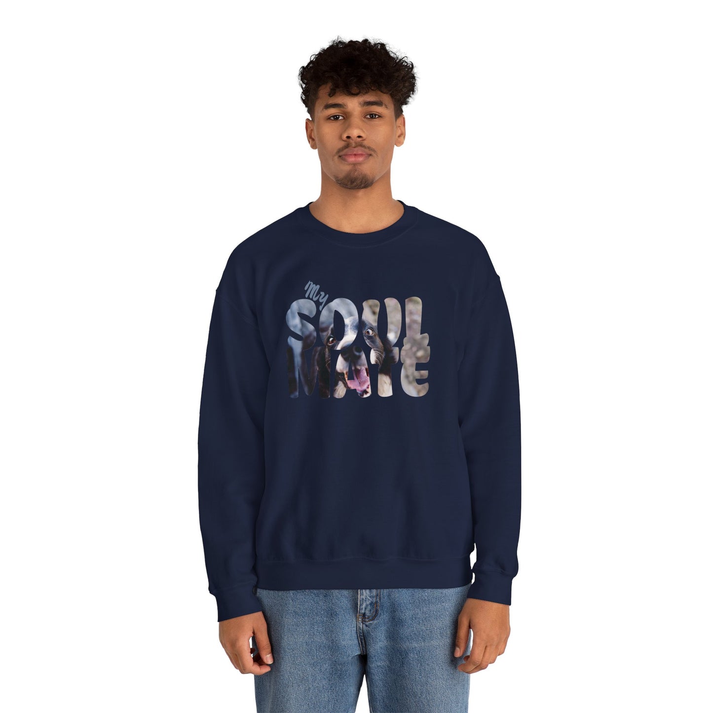 Dog My Soulmate Unisex Crewneck Sweatshirt