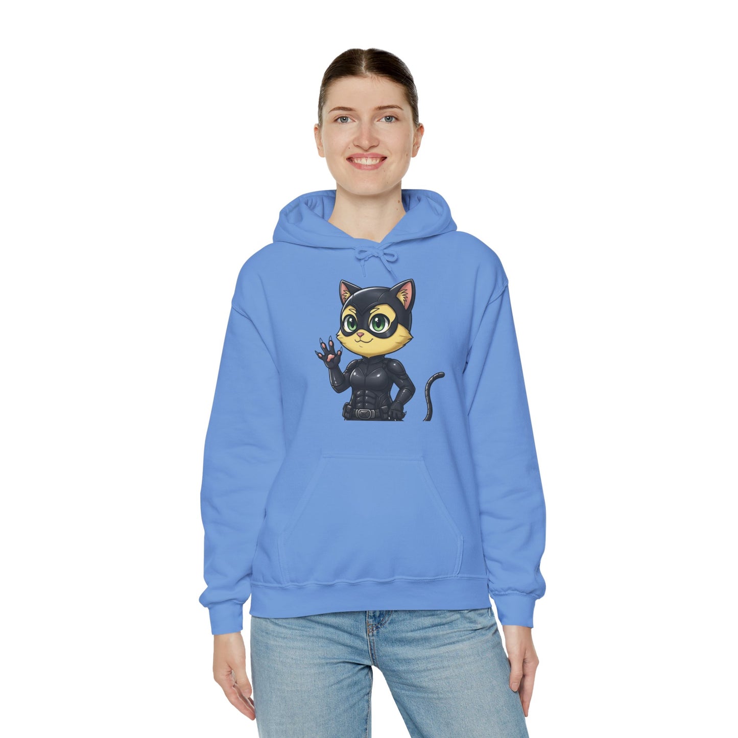 Cat cosplay Cat Woman Funny Design Unisex Hoodie style 2