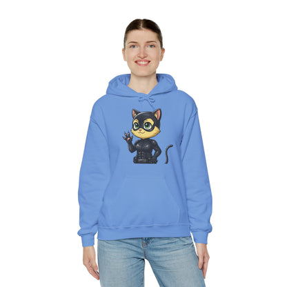 Cat cosplay Cat Woman Funny Design Unisex Hoodie style 2