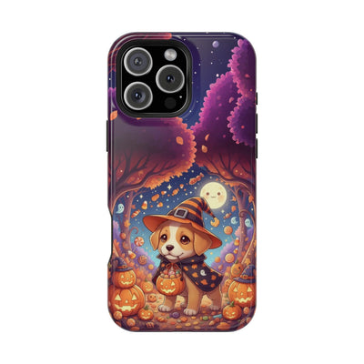 Halloween cute puppy anime style 1 Magnetic Impact-Resistant Phone Case, Cute Dog Design, Pet Owner Gift, Animal Lover Accessory, Birthday Gift for Dog Lovers