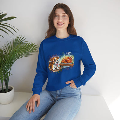 Watercolor painting style 6 Men & Women Cute Cat Pile Crewneck Sweatshirt