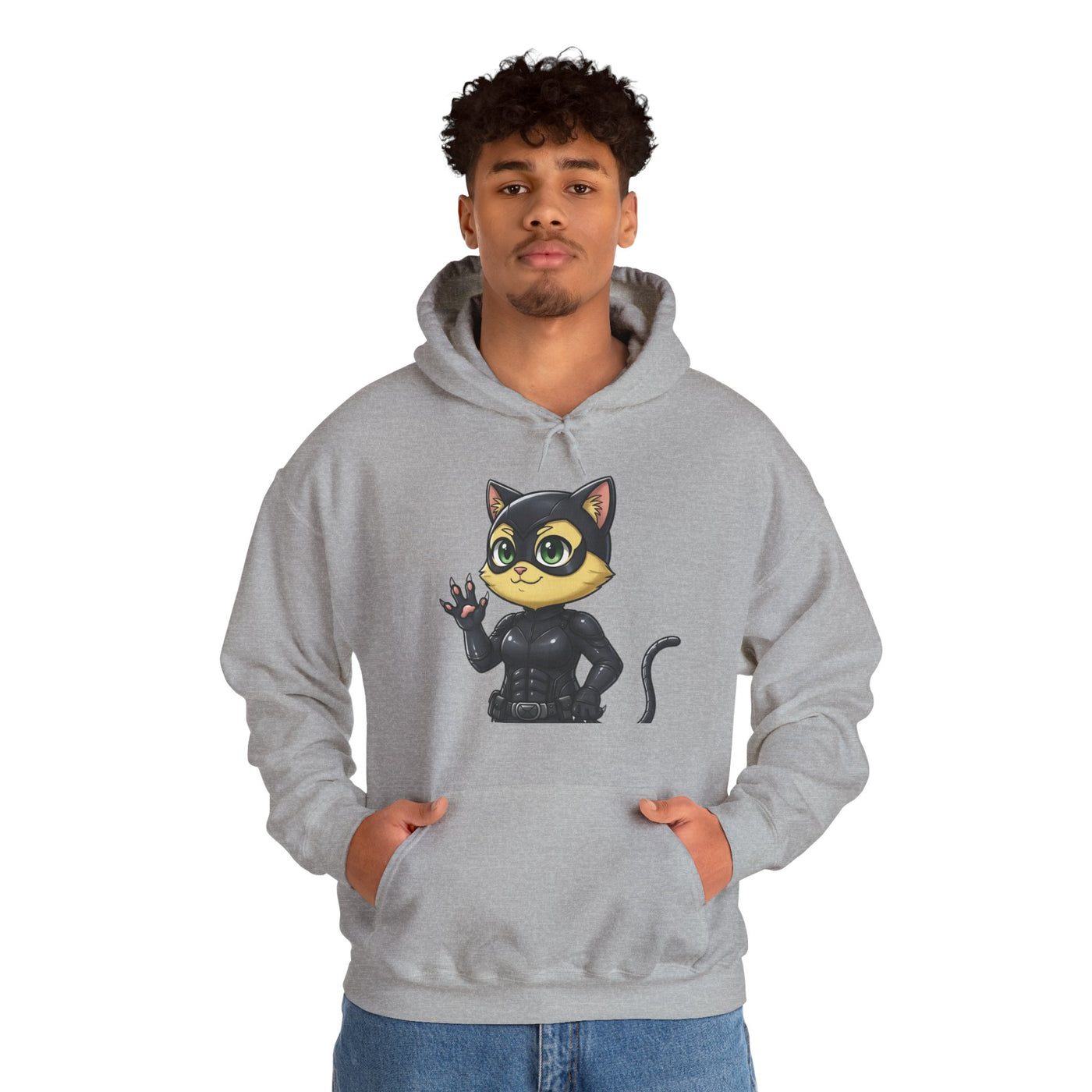 Cat cosplay Cat Woman style 2 Unisex Hoodie - Fun & Playful Design