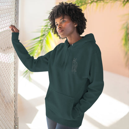 Cat-Inspired Cozy Comfort Unisex Fleece Hoodie style 2
