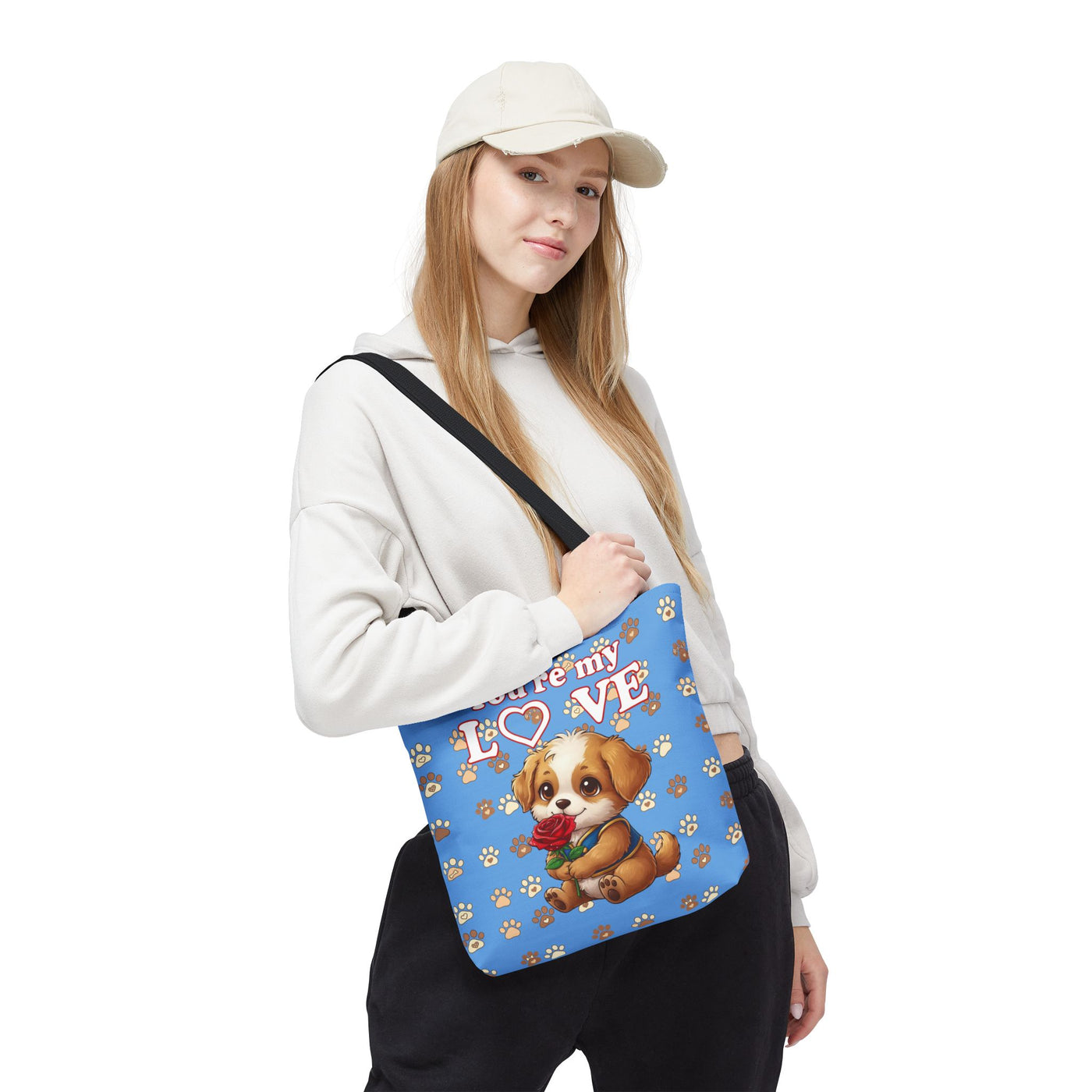 Cute Dog Lover Tote Bag - You're My Love style 1
