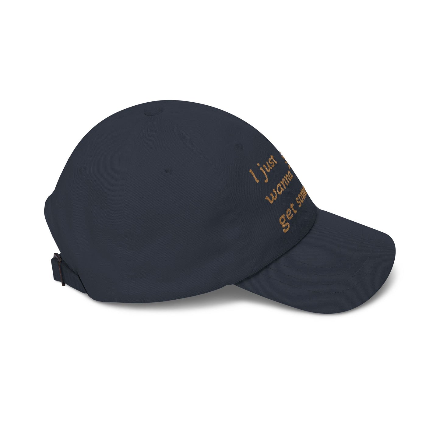 I Just Wanna Get Some Sleep Funny Dog Embroidered Dad Cap Hat