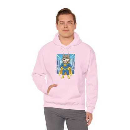 Dog cosplay Superman Funny Design Unisex Hoodie style 1