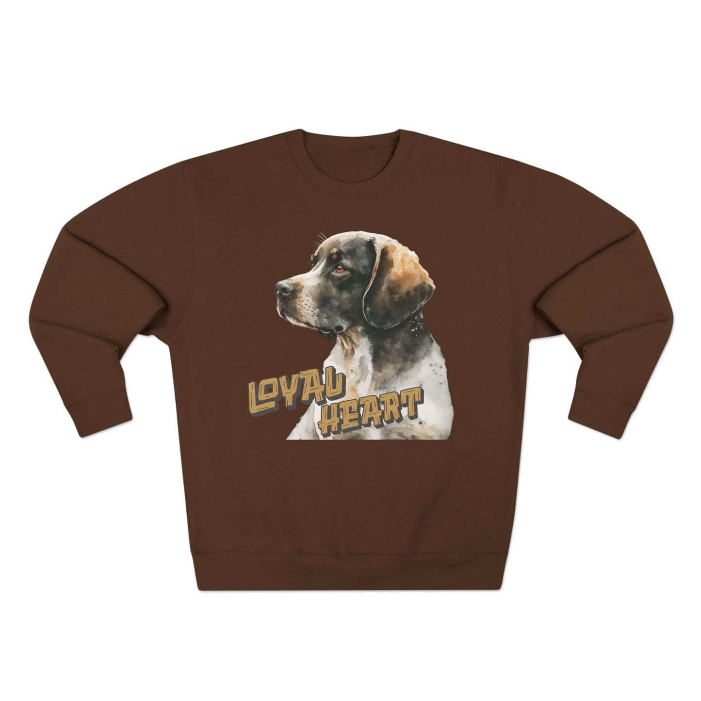 Loyal Heart Dog Lover Unisex Crewneck Sweatshirt style 4