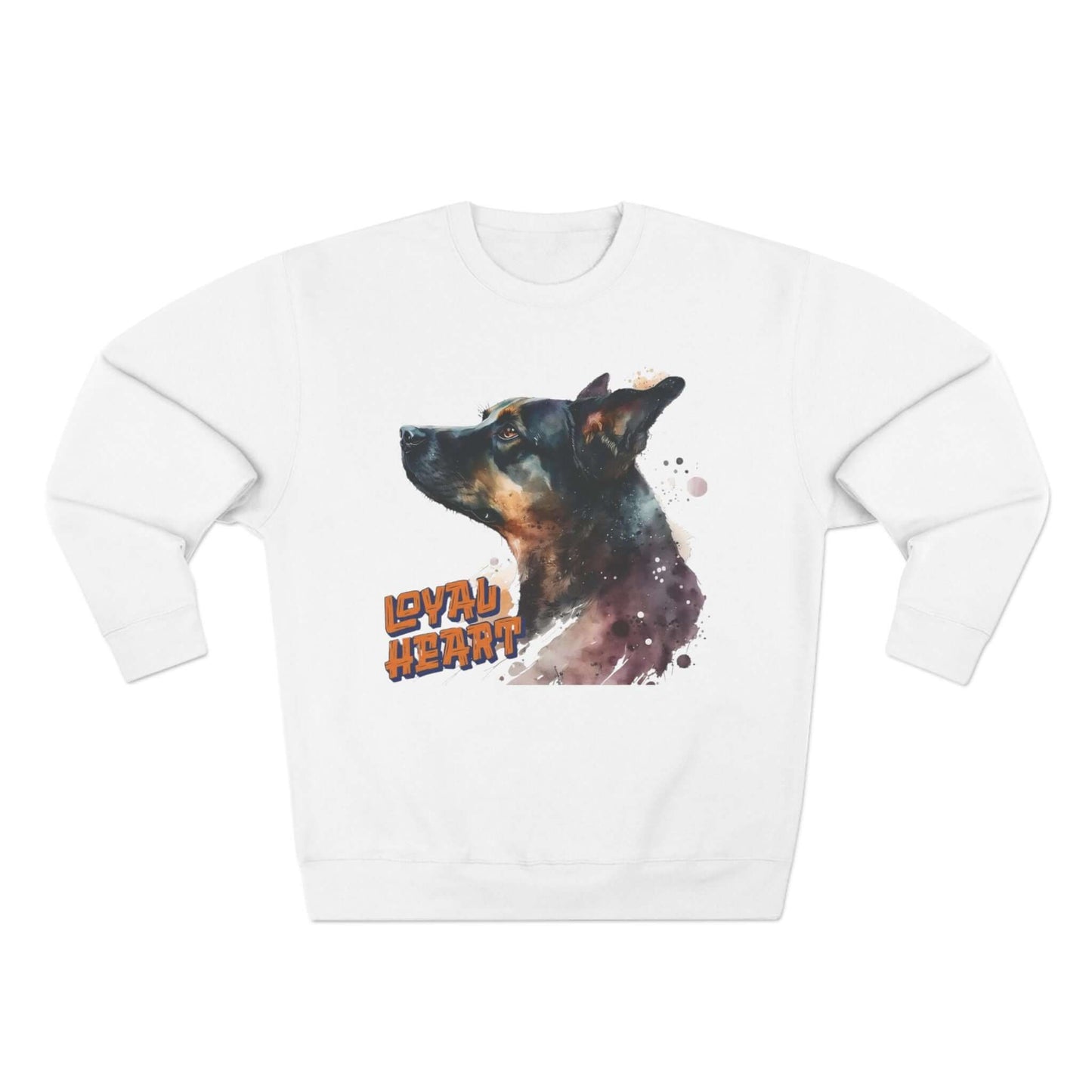 Loyal Heart Dog Lover Unisex Crewneck Sweatshirt style 1