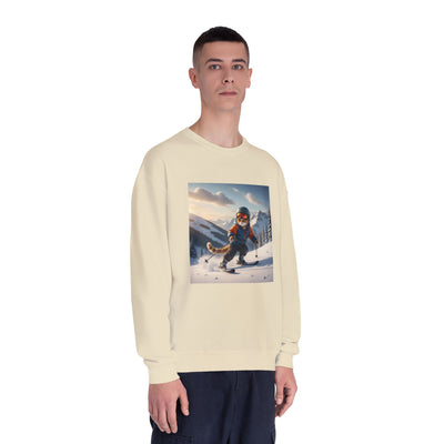 Skiing Cat Unisex NuBlend® Crewneck Sweatshirt
