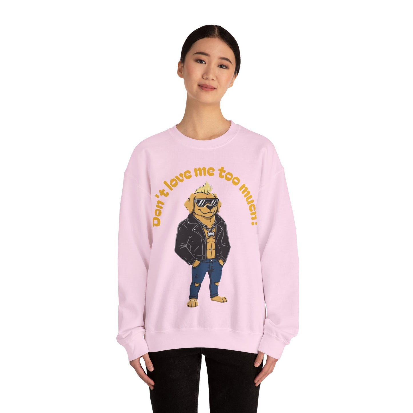 Cool Dog Unisex Heavy Blend Crewneck Sweatshirt style 2