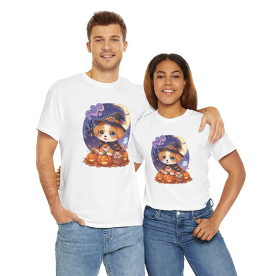 Halloween cute puppy anime style 1 Unisex Tee - Cute Dog T-Shirt for Pet Lovers, Dog Owners, Sports Enthusiasts, Gifts for Animal Lovers, Casual Everyday Wear