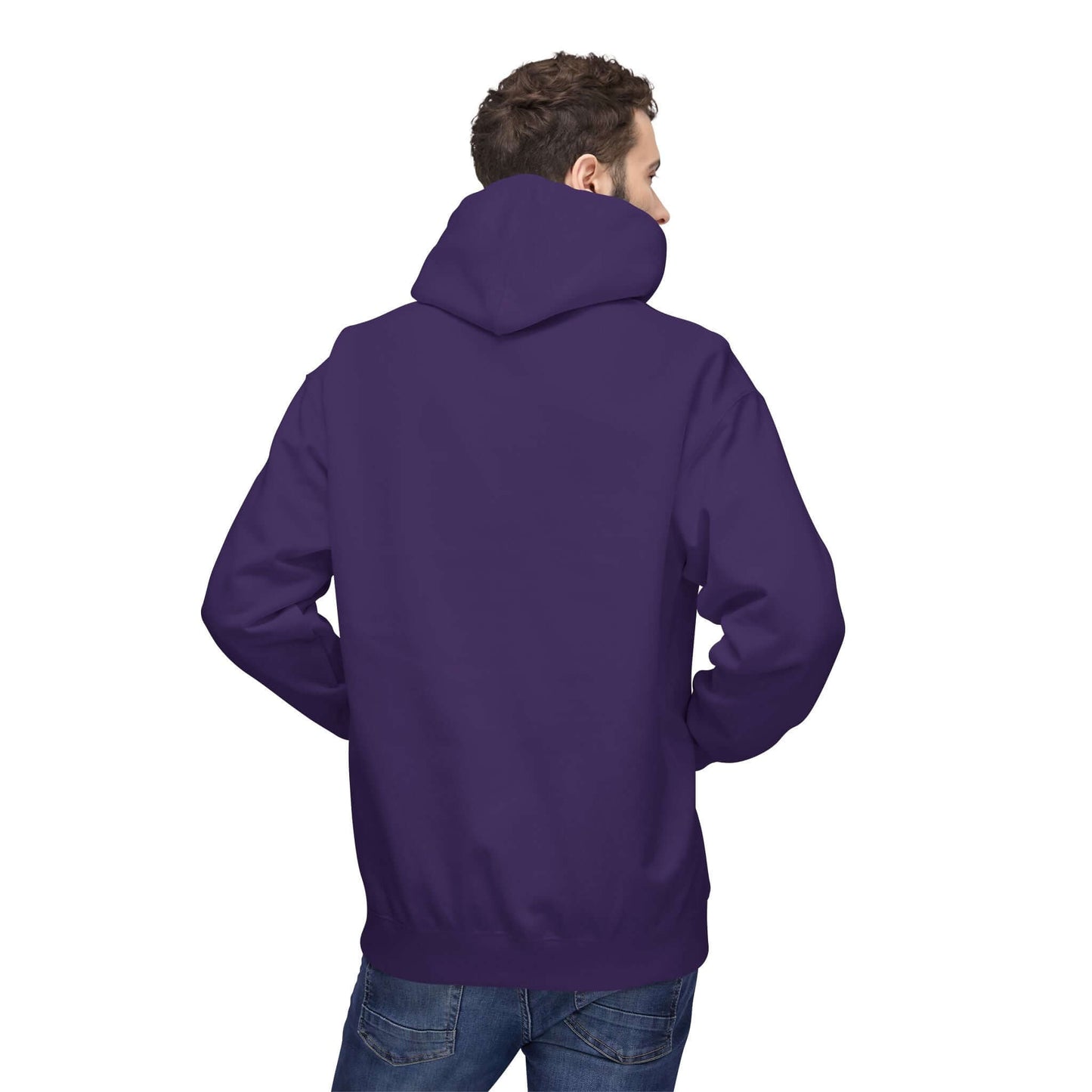 Kitten hiding in Christmas stocking Unisex Fleece Hoodie style 1