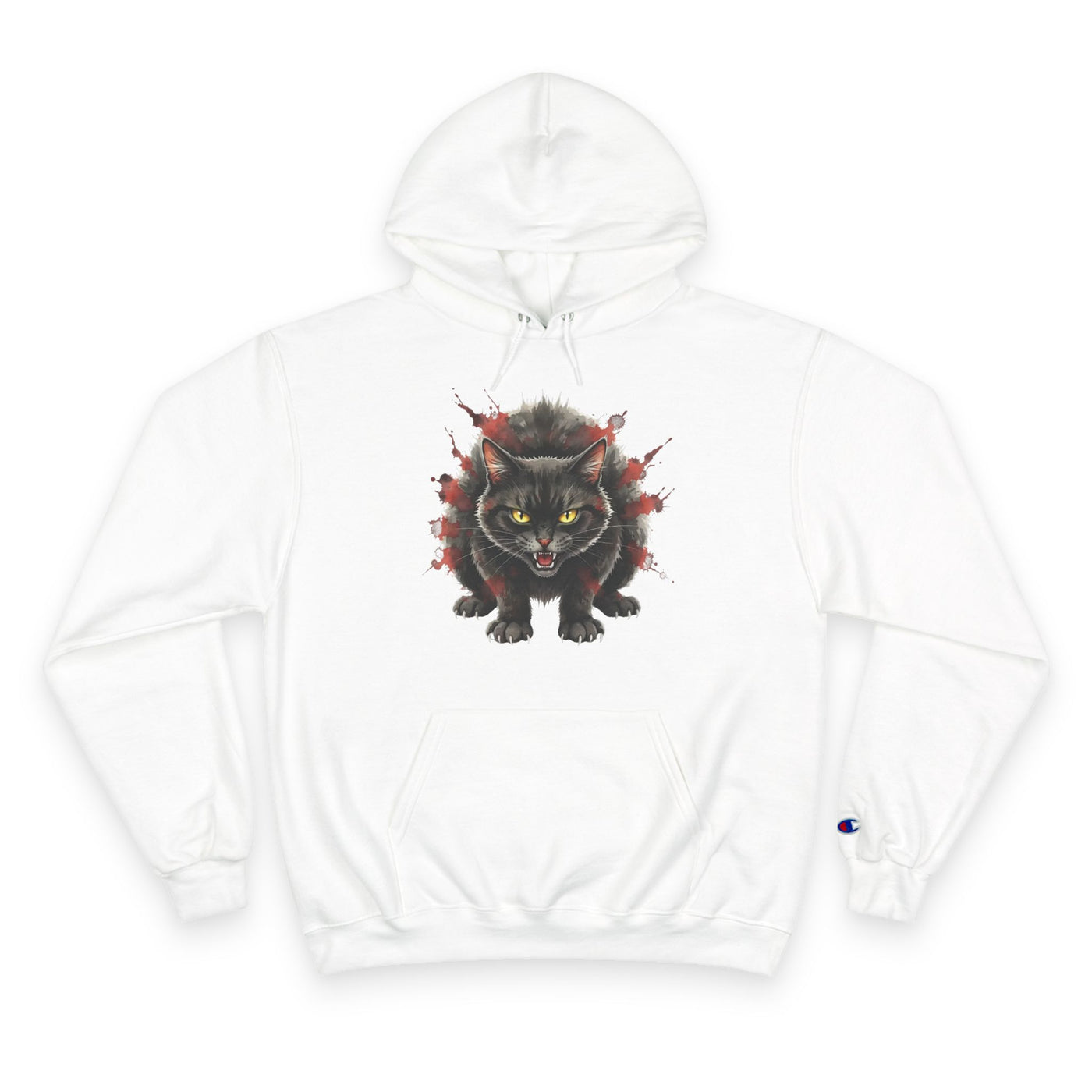 Mad Cat style 3 Men and Women Champion Hoodie