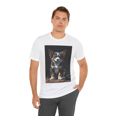 Cute Corgi Short Sleeve Tee - Pet Lover Shirt, Dog Apparel, Animal Gift, Casual Wear, Gift for Dog Owners